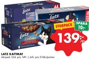 ÖoB Latz kattmat erbjuda