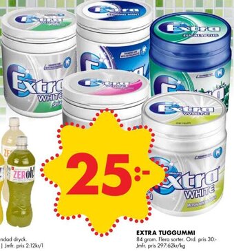 ÖoB Extra tuggummi erbjuda