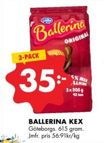 ÖoB Ballerina kex erbjuda