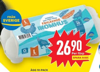 Willys Ägg 10-pack erbjuda