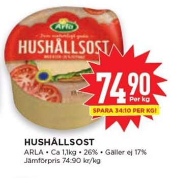 Willys Hushållsost erbjuda