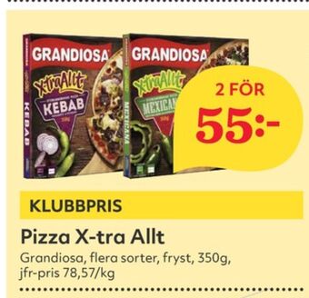 Hemköp Grandiosa pizza erbjuda