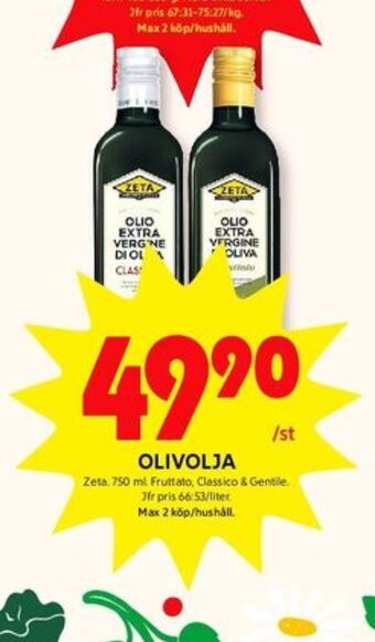 ICA Kvantum Zeta olivolja erbjuda
