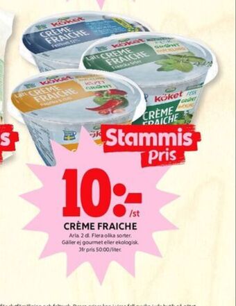 ICA Kvantum Arla köket crème fraiche erbjuda
