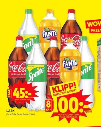 ICA Kvantum Coca cola läskedryck erbjuda