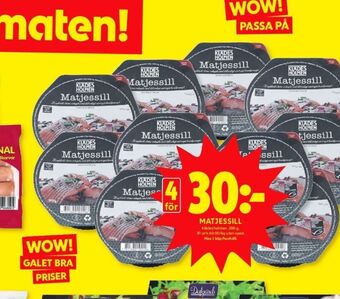 ICA Kvantum Klädesholmen matjessill erbjuda
