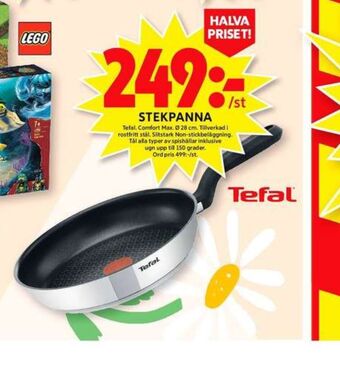 ICA Maxi Tefal stekpanna erbjuda