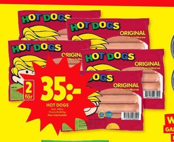 ICA Kvantum Scan hot dogs erbjuda