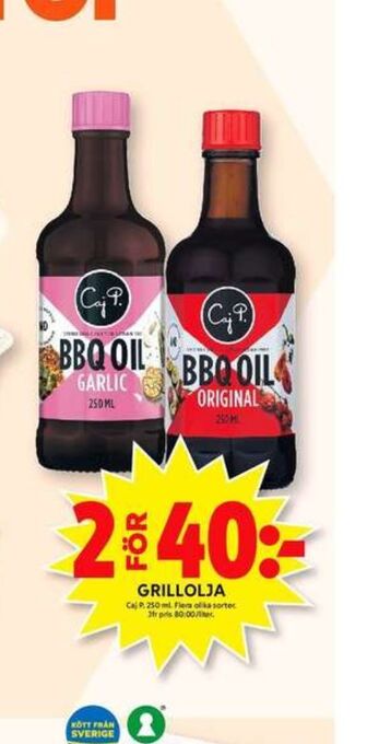 ICA Maxi Caj p grillolja erbjuda