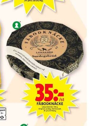 ICA Maxi Fäbodknäcke knäckebröd erbjuda