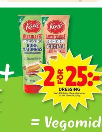 ICA Maxi Kavli dressing erbjuda