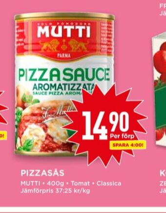 Willys Mutti pizzasås erbjuda