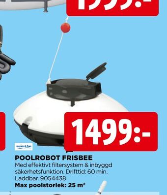 Jem&Fix Poolrobot frisbee erbjuda
