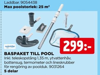 Jem&Fix Baspaket till pool erbjuda