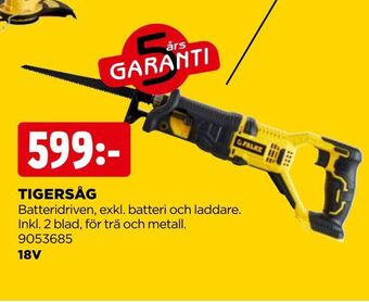 Jem&Fix Tigersåg erbjuda