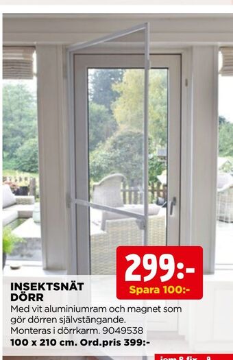 Jem&Fix Insektsnät dörr erbjuda