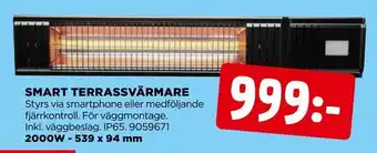 Jem&Fix Smart terrassvärmare erbjuda