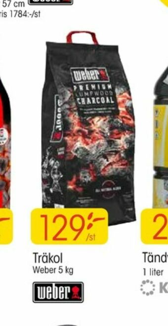 EKO Weber Grillkol/briketter erbjuda