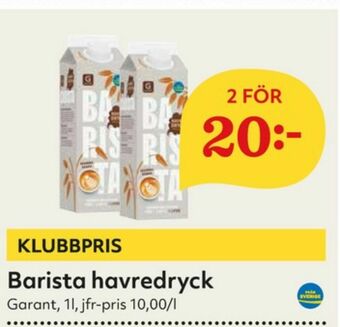 Hemköp Garant Havredryck erbjuda