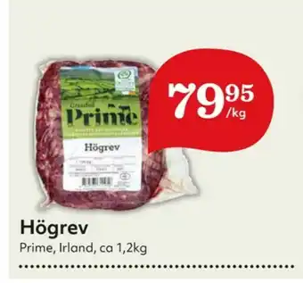 Hemköp Prime Högrev erbjuda