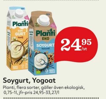 Hemköp Soygurt Yoghurt alternativ erbjuda