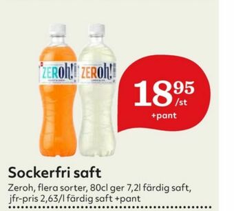 Hemköp Zeroh Lättdryck erbjuda