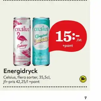 Hemköp Celsius Energidryck erbjuda
