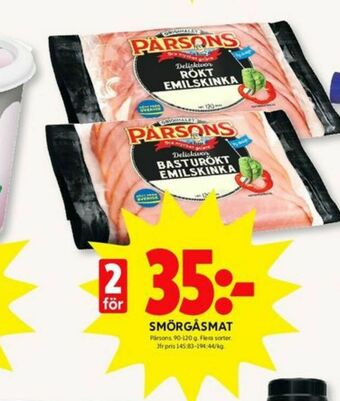 ICA Kvantum Pärsons Smörgåspålägg erbjuda