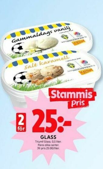 ICA Kvantum Triumf Gräddglass erbjuda