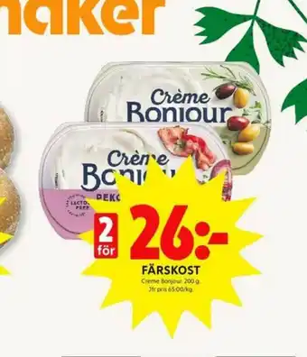 ICA Kvantum Creme Bonjour Färskost erbjuda