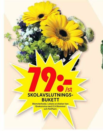 ICA Maxi Blomsterboda Blommor erbjuda