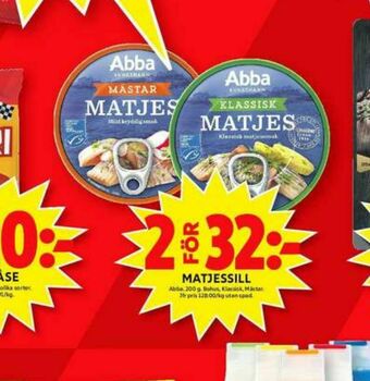 ICA Maxi Abba Matjessill erbjuda