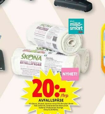 ICA Maxi Skona Avfallspåsar erbjuda