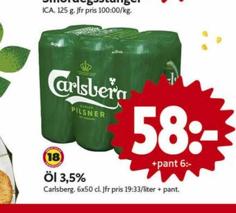 ICA Nära Carlsberg Öl erbjuda