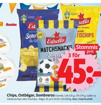 ICA Supermarket Estrella Ostbågar erbjuda