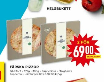 Willys Garant Pizza erbjuda