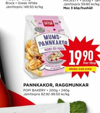 Willys Pop Pannkakor erbjuda
