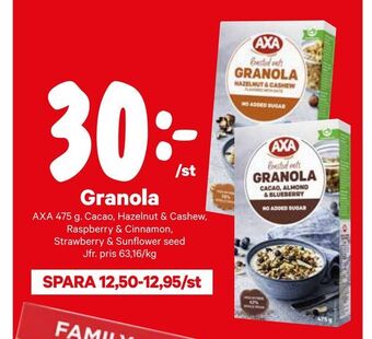 City Gross Granola erbjuda