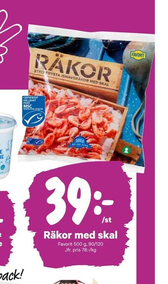 City Gross Räkor med skal erbjuda