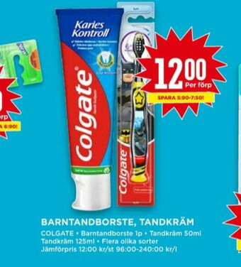 Willys Colgate Tandkräm erbjuda