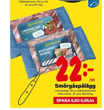City Gross Smörgåspålägg erbjuda