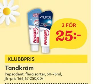 Hemköp Tandkräm erbjuda
