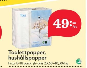 Hemköp Toalettpapper, hushållspapper erbjuda