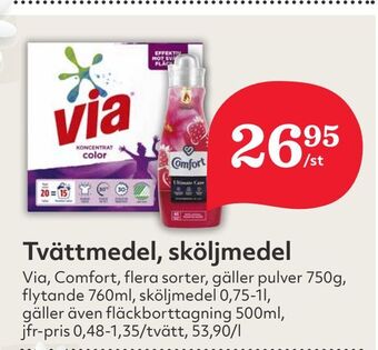 Hemköp Tvättmedel, sköljmedel erbjuda