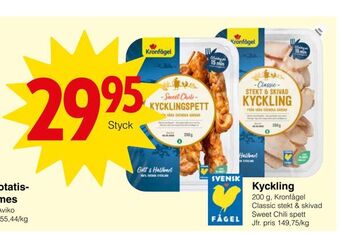 Matöppet Kyckling erbjuda