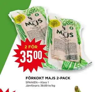 Willys Förkokt majs 2-pack erbjuda