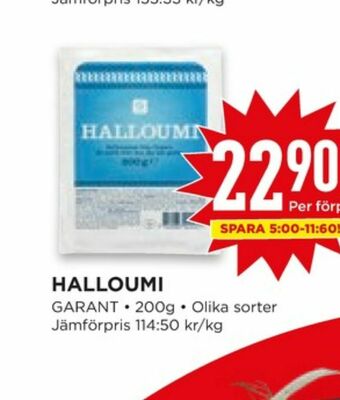 Willys Garant Halloumi erbjuda