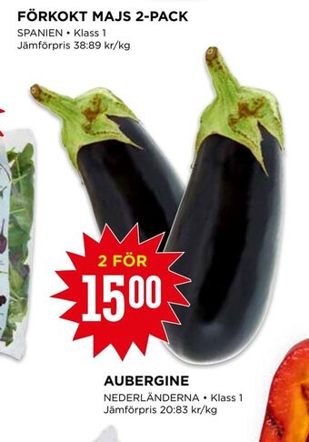 Willys Aubergine erbjuda