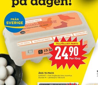 Willys Hemma Ägg 15-pack erbjuda