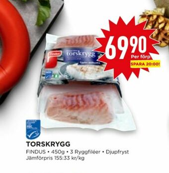 Willys Findus Torskfilé erbjuda